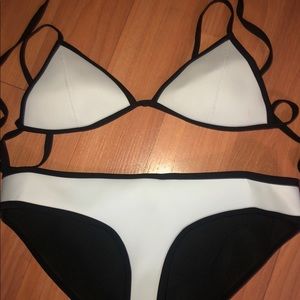 Triangl black and white top/bottom